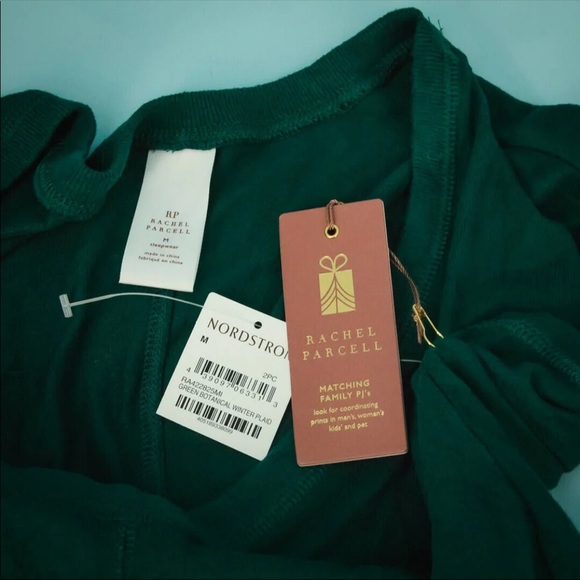 Rachel Parcel green pajama top NWT - Picture 4 of 5